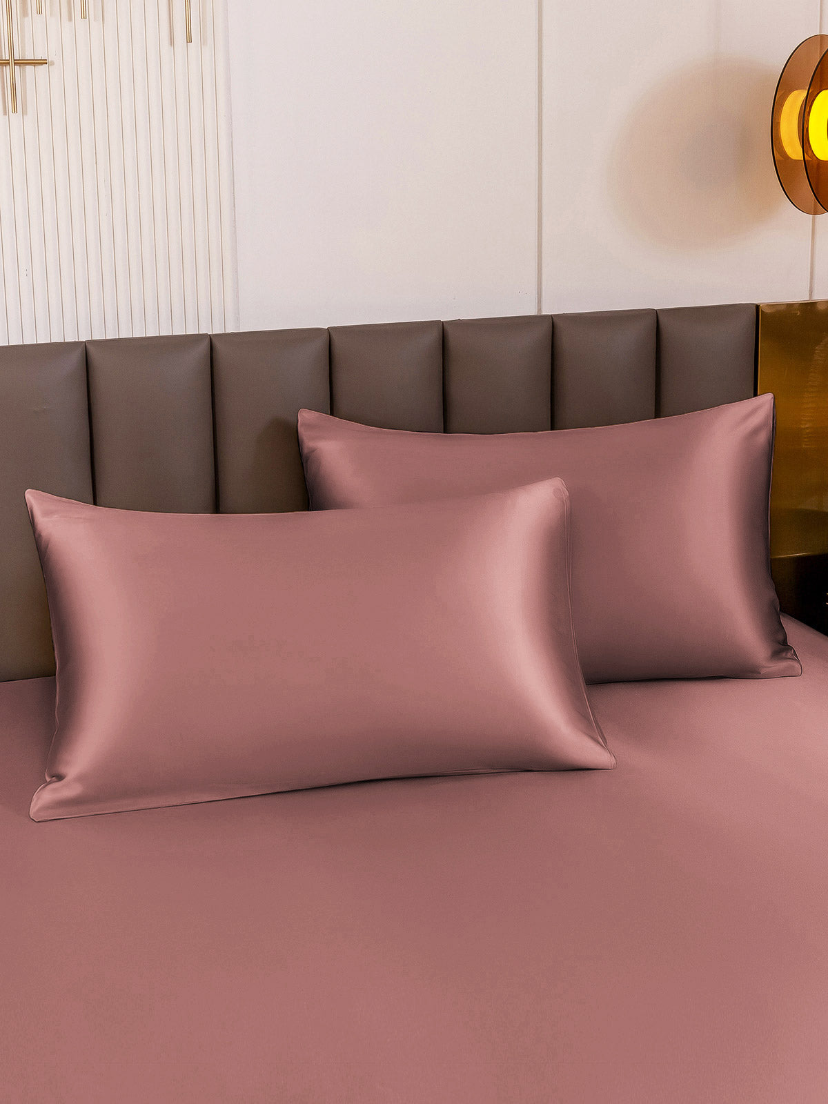 SilkSilky-CA 19Momme Pure Silk Pillowcase PaleMauve 001