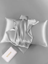 [Silver] SilkSilky-CA 19Momme Pure Silk Pillowcase 006