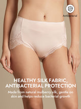 [Beige] SilkSilky-CA 100% Silk Jersey Panty 004