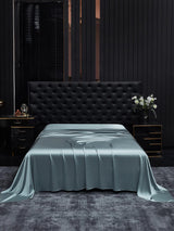[Grayish Blue] SilkSilky-CA 19Momme Sheet 002
