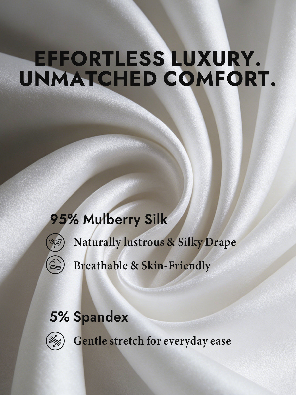 [White] SilkSilky-CA Silk Long Sleeve Lapel Collar Women's Shirt 003