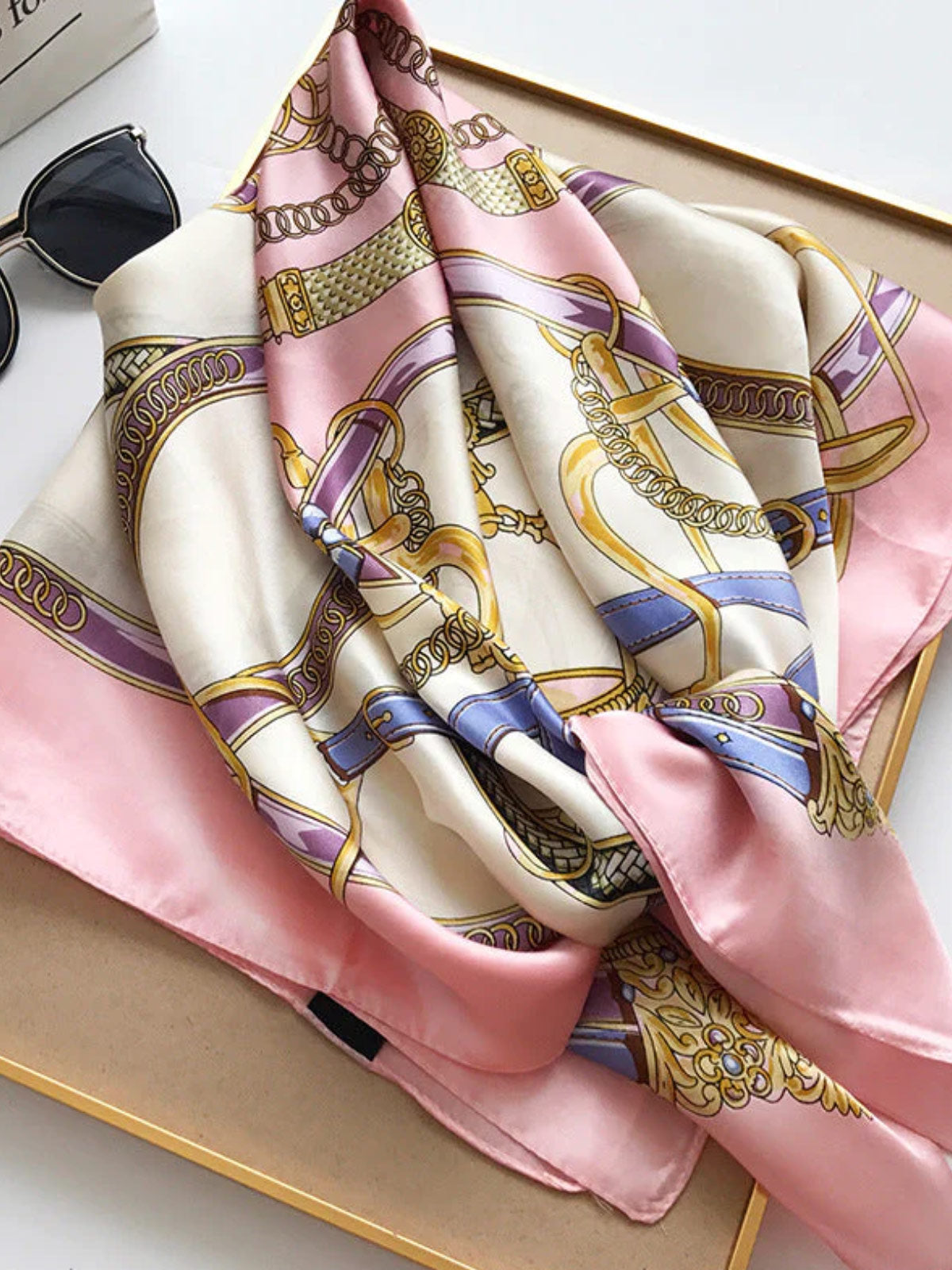 [P013] SilkSilky-CA Pure Silk Scarf 002,