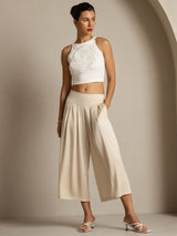 [Beige] SilkSilky-CA Women's Pants 007