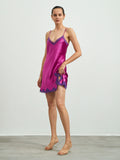 SilkSilky-CA-Pure-Silk-Sleeveless-V-Neck-Nightgown-Deep-Pink-006