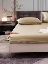 [Beige] SilkSilky-CA 22Momme Bedding Set 006