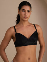 [Black] SilkSilky-CA Bra 001