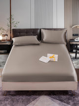 [Gray] SilkSilky-CA 22Momme Bedding Set 001