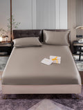 SilkSilky CA 22Momme Pure Silk Bedding Set Gray 001