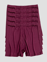 [Wine] SilkSilky-CA 100% Silk Jersey Men's Underwear 002