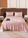 SilkSilky CA 19Momme Pure Silk Bedding Set PaleMauve 002