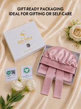[Pink] SilkSilky-CA Sleep Cap 007