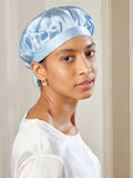 SilkSilky CA Pure Silk Sleep Cap LightBlue 001