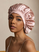 [Pink] SilkSilky-CA Sleep Cap 003