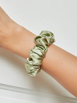 [Mint Green] SilkSilky-CA Scrunchie 001
