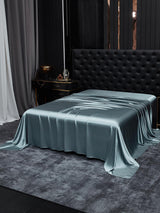 [Grayish Blue] SilkSilky-CA 19Momme Sheet 001