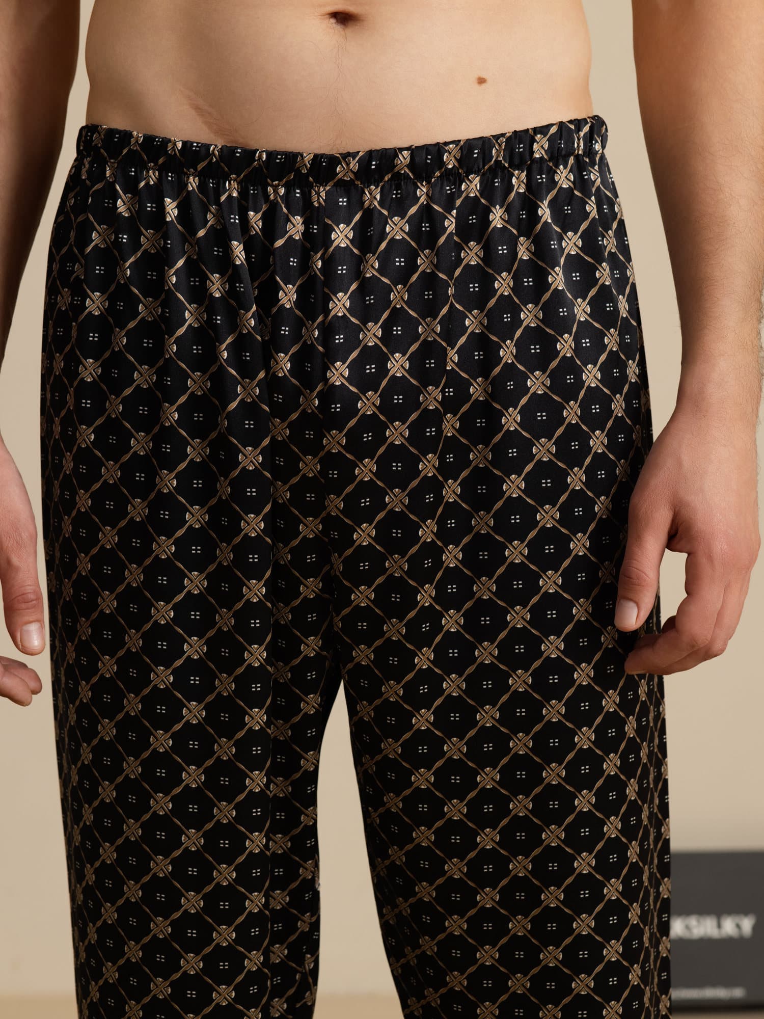 [Black Chain] SilkSilky-CA Mens Sleep Bottoms 004