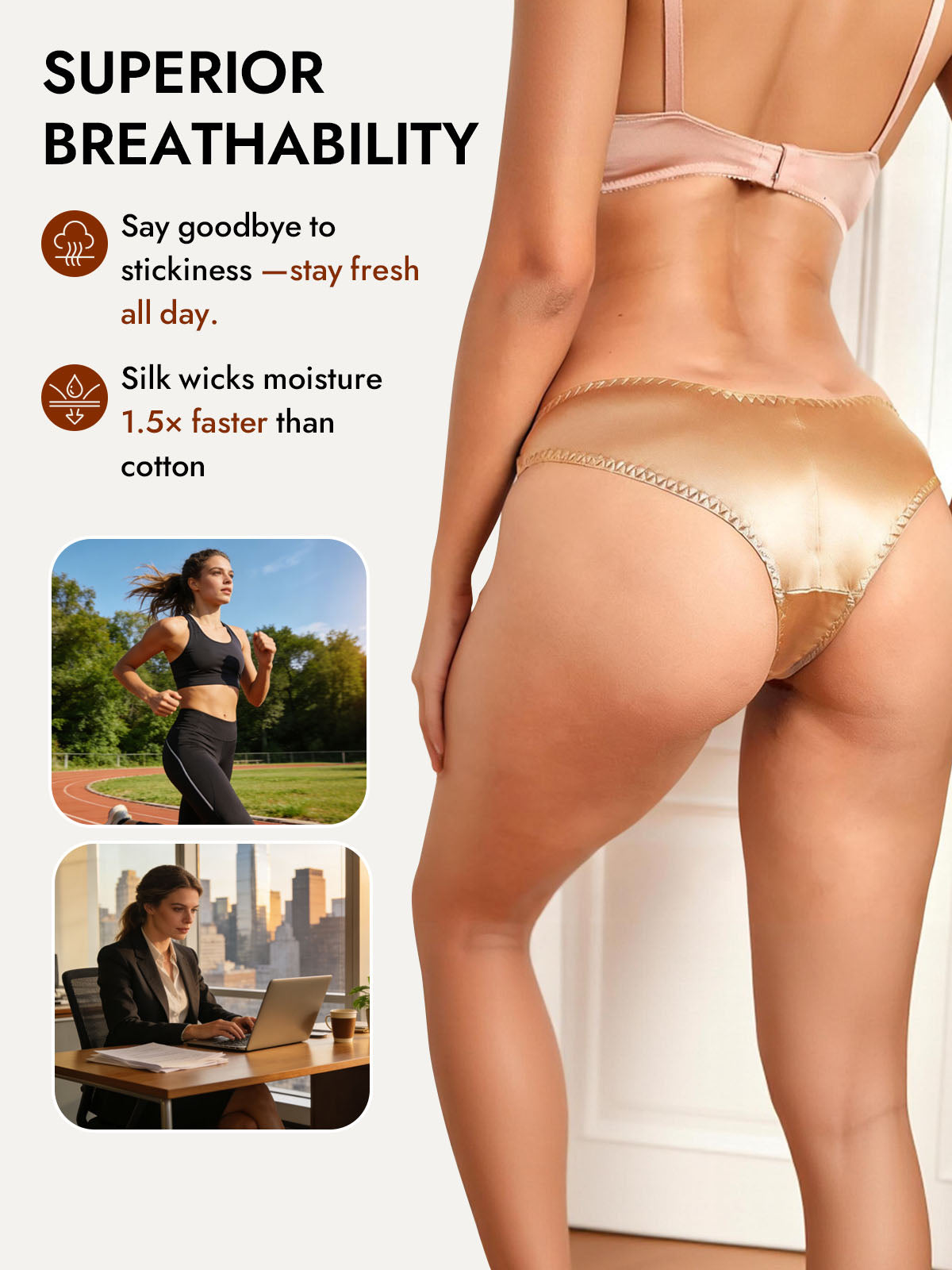 [Champagne] SilkSilky-CA Panty 004