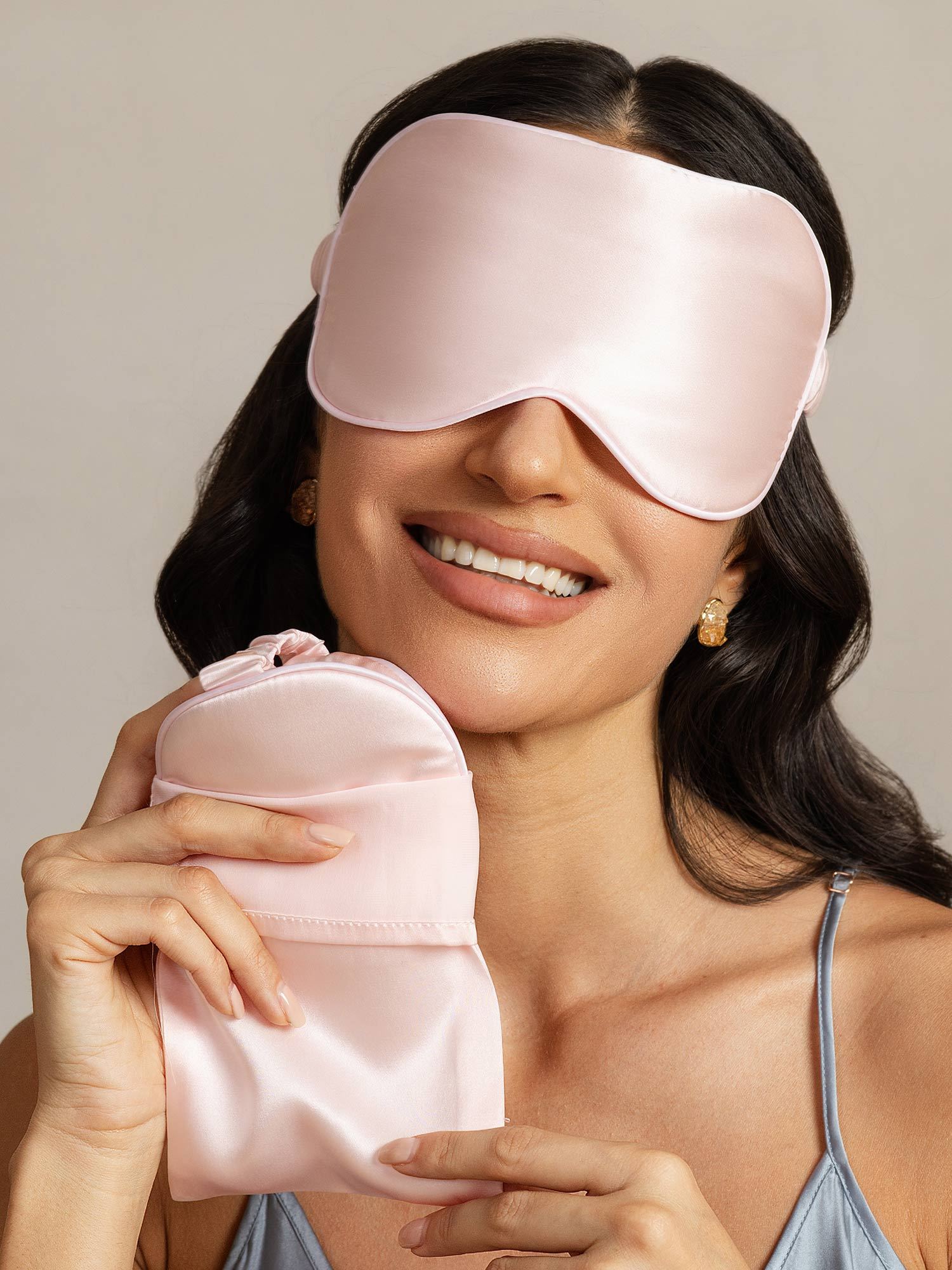 [Pink] SilkSilky-CA Eye Mask 001