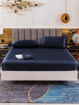[Dark Blue] SilkSilky-CA 19Momme Bedding Set 002