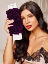 [Deep Purple] SilkSilky-CA Scrunchie 002