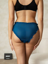 [Teal] SilkSilky-CA Pure Silk Panty 003