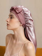 [Pink] SilkSilky-CA Sleep Cap 001