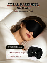 [Black] SilkSilky-CA 22Momme Eye Mask 002