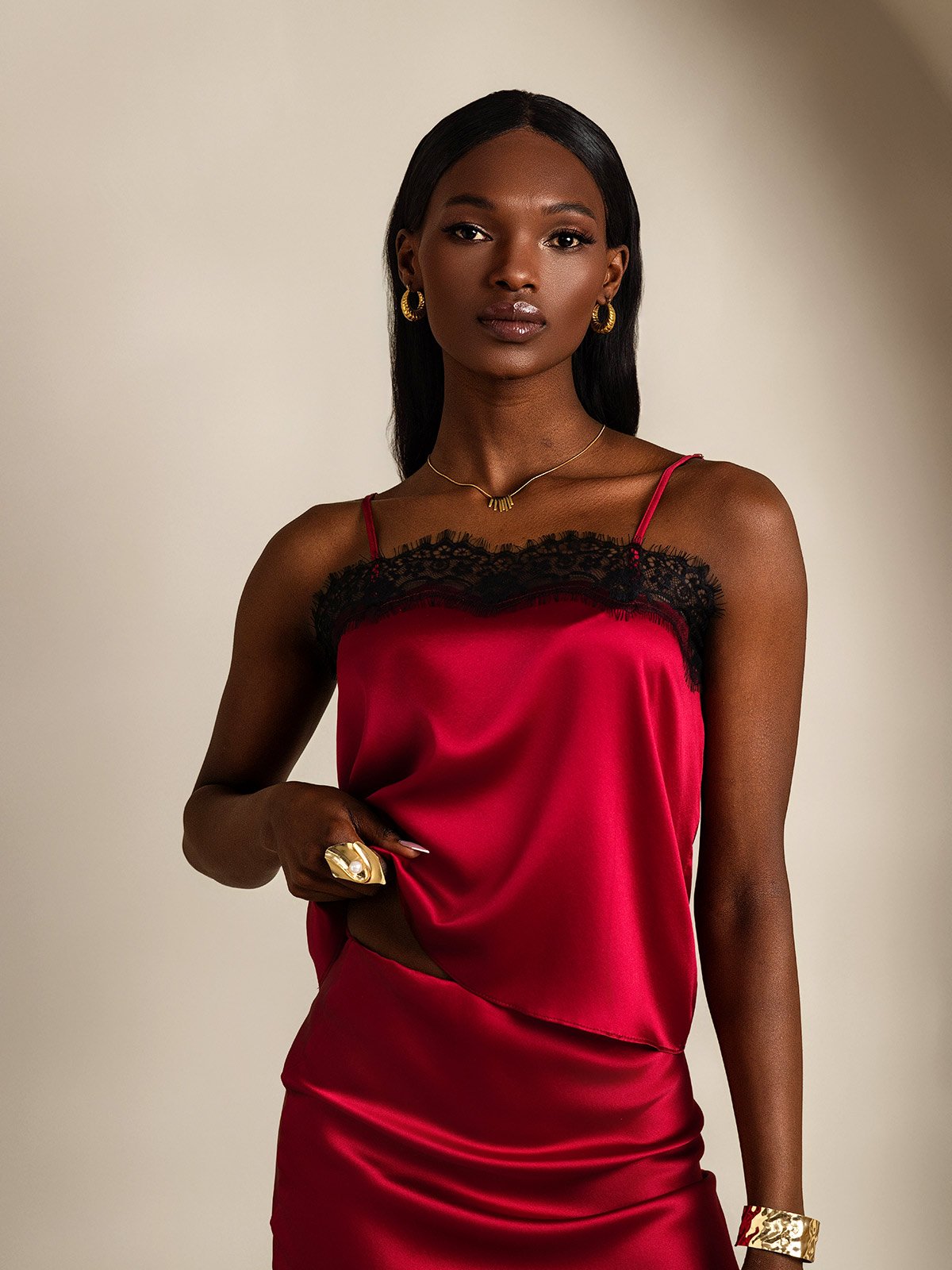SilkSilky-CA 19Momme Silk Camisoles Wine 004