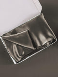 SilkSilky CA 30Momme Pure Silk Pillowcase DarkGray 006