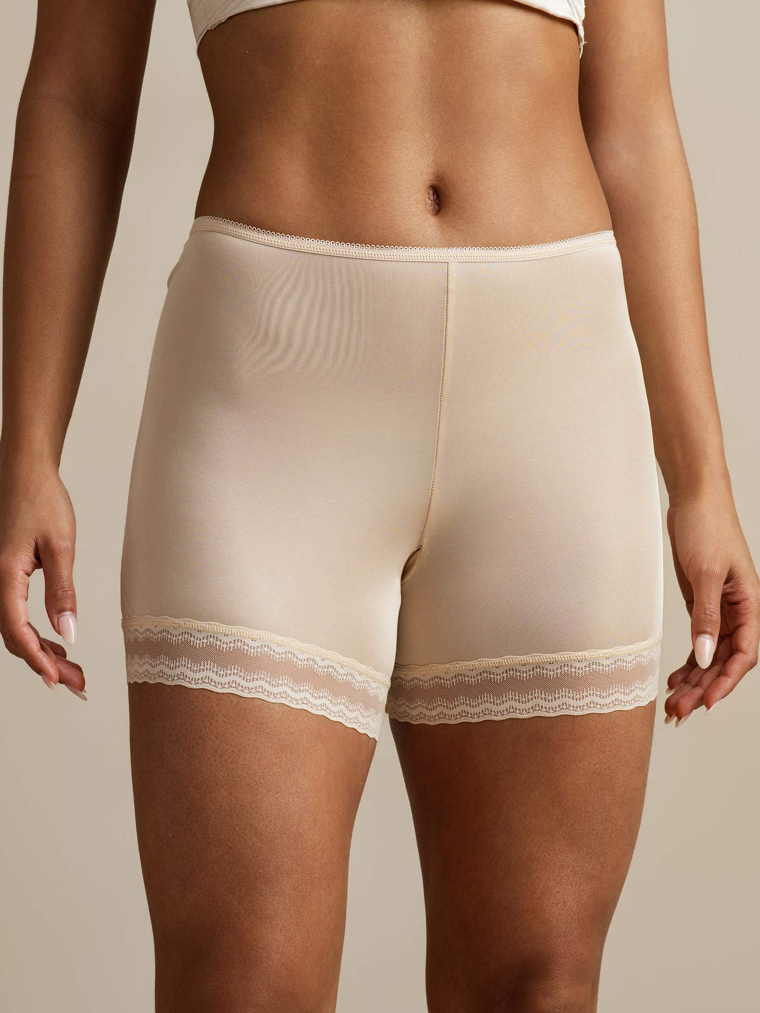 [Beige] SilkSilky-CA Pure Silk Panty 007,