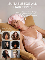 [Light Pink] SilkSilky-CA Sleep Cap 005
