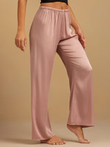 [Peach Skin] SilkSilky-CA 19Momme Machine-Washable Silk Women's Sleep Pants 007