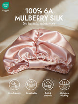 [Pink] SilkSilky-CA Sleep Cap 002