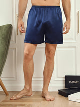 [Dark Blue] SilkSilky-CA Mens Sleep Bottoms 003