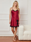 SilkSilky-CA-Pure-Silk-Sleeveless-V-Neck-Nightgown-Wine-004