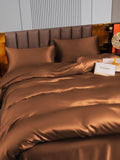 SilkSilky-CA-22Momme-Pure-Silk-Bedding-Set-Coffee-003