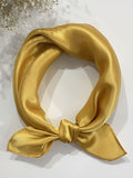 SilkSilky CA Pure Silk Scarf Yellow 001