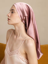 [Pale Mauve] SilkSilky-CA Sleep Cap 001