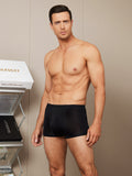 SilkSilky CA Silk Knitted Mens Underwear Black 004