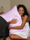 SilkSilky-CA 19Momme Pure Silk Pillowcase Lavender 002