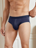 SilkSilky CA Silk Knitted Mens Underwear DarkBlue 005