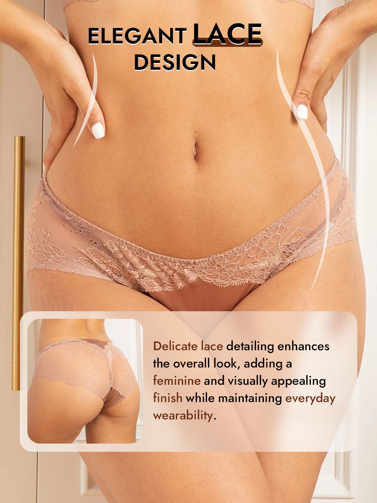 [Pale Mauve] SilkSilky-CA 100% Silk Jersey Panty 005