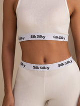[White] SilkSilky-CA Womens Shorts 006
