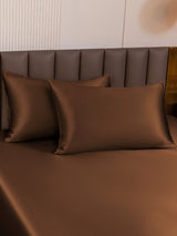 [Coffee] SilkSilky-CA 19Momme Pure Silk Pillowcase 001