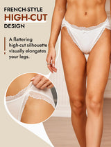 [White] SilkSilky-CA 100% Silk Jersey Panty 006