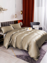 [Khaki] SilkSilky-CA 19Momme Bedding Set 005