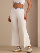 [White] SilkSilky-CA Womens Pants 005
