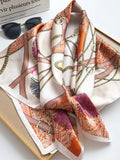 SilkSilky CA Pure Silk Scarf Orange 003