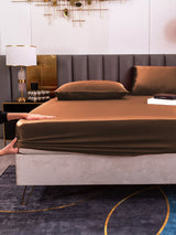 [Coffee] SilkSilky-CA 19Momme Bedding Set 006