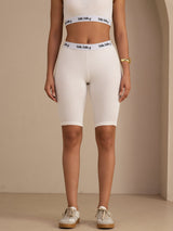 [White] SilkSilky-CA Womens Shorts 001